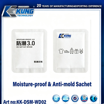 High Efficiency Moisture‑proof Anti‑mold Sachet, Disposable Desiccant Bag for Shoes, Garments, Luggage and Gift Boxes, Prevent Mildew and Damp During Sea Shipment Storage