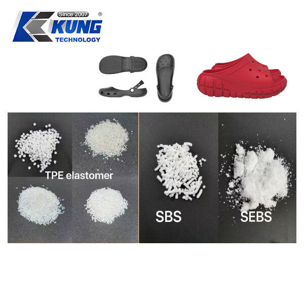 TPE Elastomer Shoe Raw Material with Wide Hardness Range, Good Elasticity, and Soft Dry Touch for Injection Molding
