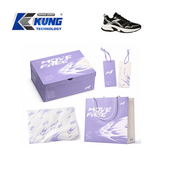 Innovative shoe-making accessories offering custom shoe boxes hang tags shopping bags and tissue paper for shoemaking packaging