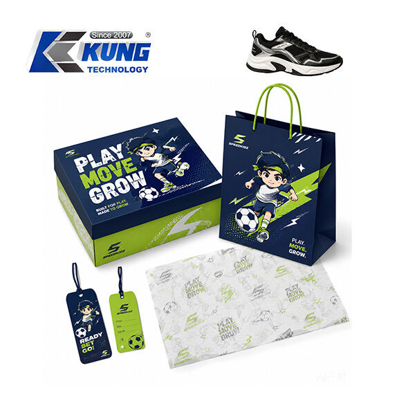 Innovative shoe-making accessories offering custom shoe boxes hang tags shopping bags and tissue paper for shoemaking packaging