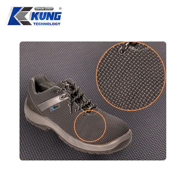 Breathable Tear-Resistant Water-Repellent Abrasion-Resistant Coated Fabric for Safety Shoe Uppers