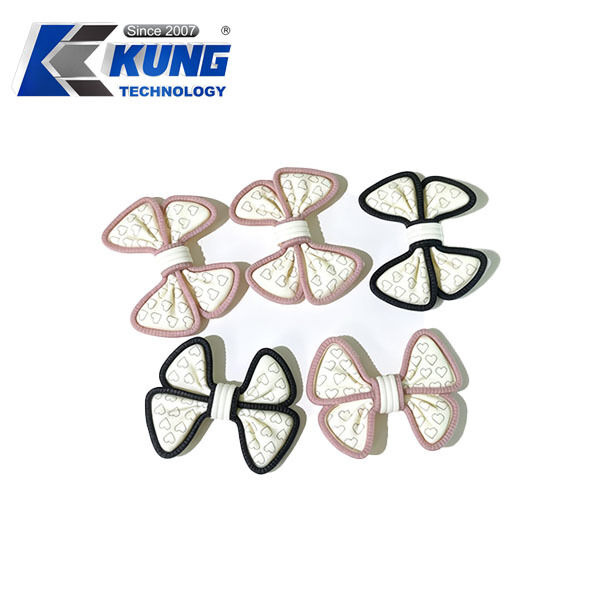 Colorful 3D Plastic Shoe Flowers & Bow Decorations | Fashion Shoe Charms for Sandals, Slippers & Kids' Shoes