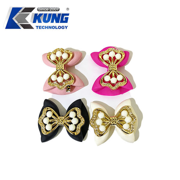 Colorful 3D Plastic Shoe Flowers & Bow Decorations | Fashion Shoe Charms for Sandals, Slippers & Kids' Shoes