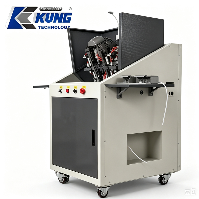 Shoe Making Machines That Detect Hidden Leather Flaws by Stretching Upper Material to Improve and Reduce Defective Shoes