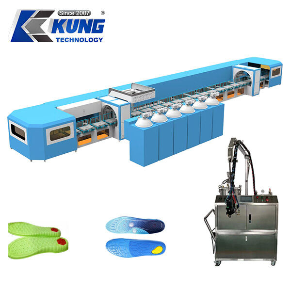 Shoe Making Machines Featuring Automatic Material Feeding Mixing Injection Foaming Forming Cooling and Cutting for Insole Manufacturing