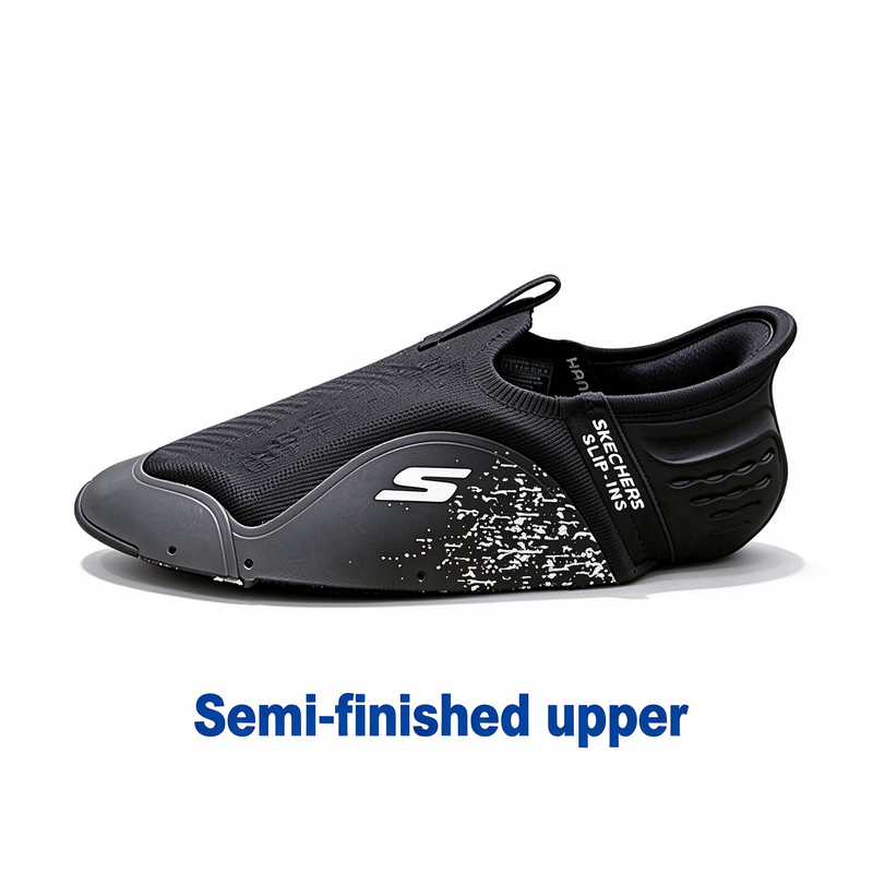 Durable Lightweight Breathable Knit Semi‑Finished Upper For Men Casual Footwear Raw Parts