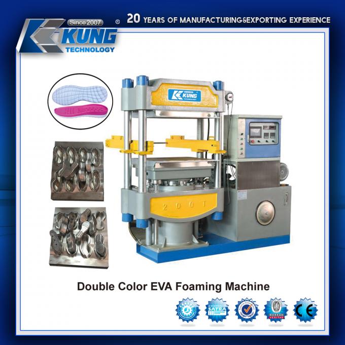 Multipurpose Durable EVA Foam Machine , 6 Stations Shoes Injection Molding Machine 2