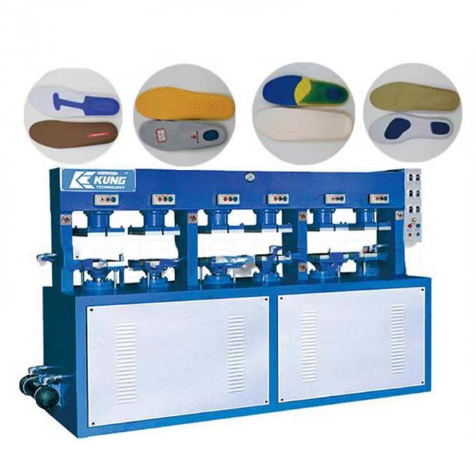 Oil Hydraulic EVA Shoe Sole Making Machine , Multifunctional Shoe Injection Machine 0