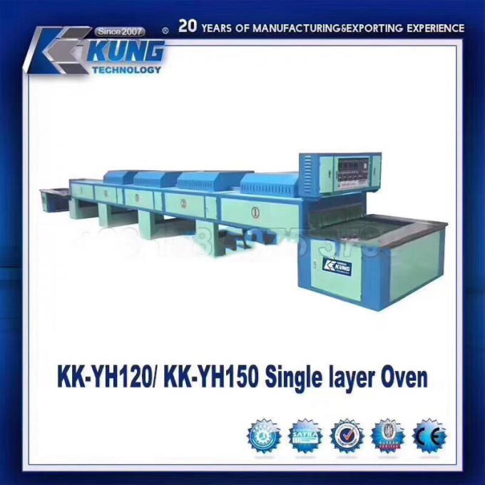 Double Layer 42KW EVA Shoes Injection Machine Belt Oven For Sole Setting 1