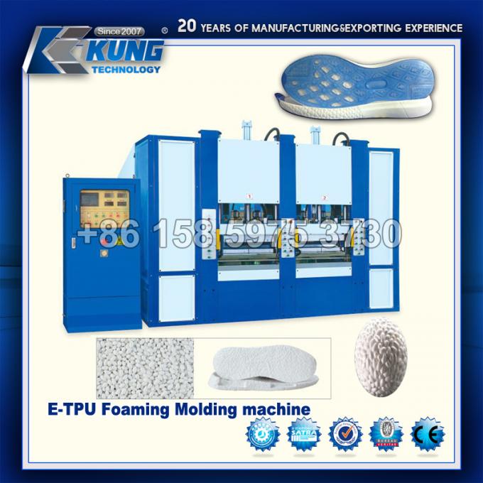 TPU Molding Sports Shoe Making Machine Hydraulic For EVA Granule 0