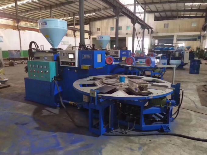 6 Stations PVC Injection Molding Shoe Machine Multicolor Automatic 7