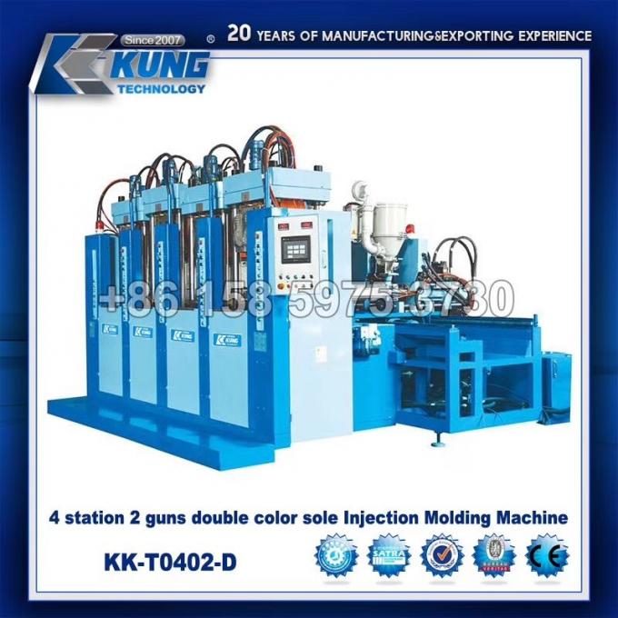 Hydraulic TR Plastic Sole Injection Molding Machine Multi Function 4