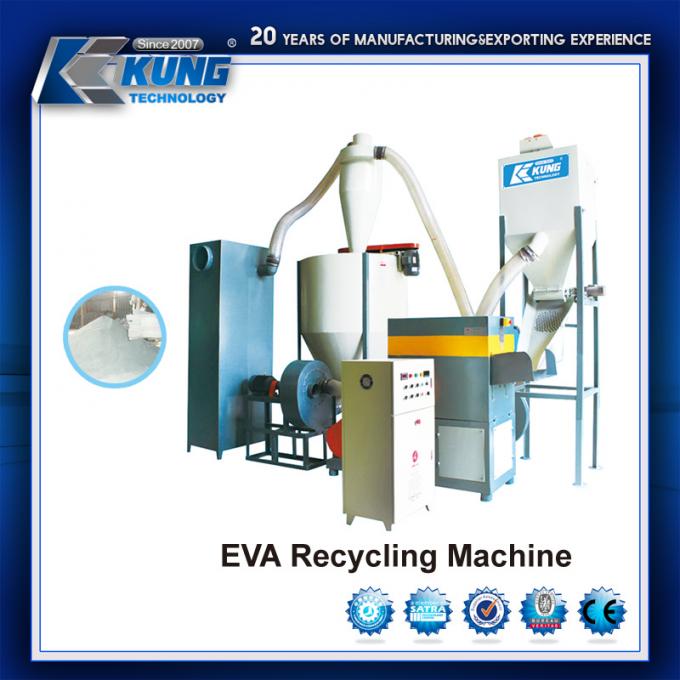 ISO9001 Plastic Sole Injection Molding Machine Crusher Electric 2