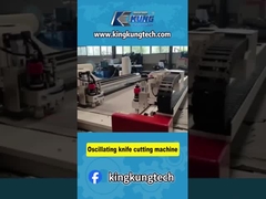 Oscillating knife cutting machine