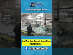 Oval Type Shoe Materials Screen Printer(Positioning Free