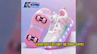 Light Up LED Shoe Soles for Fashion Sneakers & Kids' Shoes