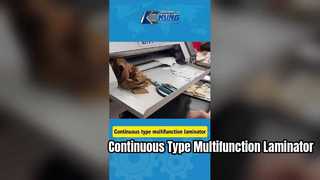 Automatic Continuous Type Multifunction Laminating Machine for Shoe Materials
