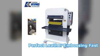 Leather Embossing Machine video